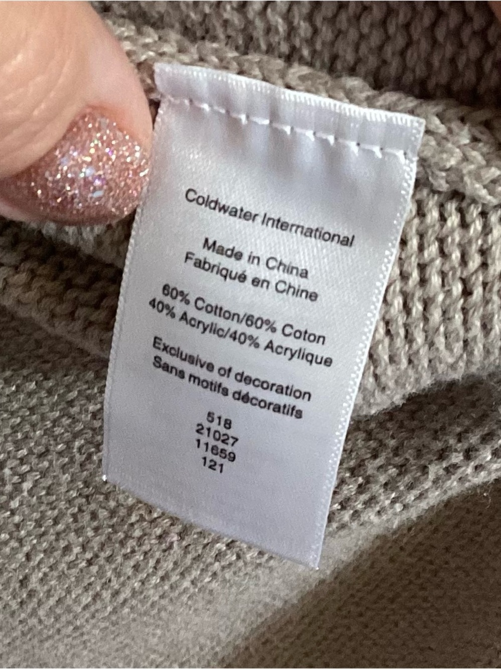 Coldwater Creek Knit Bunny Sweater Size XL - Picture 12 of 14